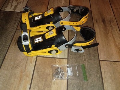 M-L FORUM ATP Snowboard Bindings Yellow Black All Terrain Pro ATP used