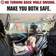Car Baby Seat Inside Mirror View Back Safety Rear Ward Facing Child Infant AU
