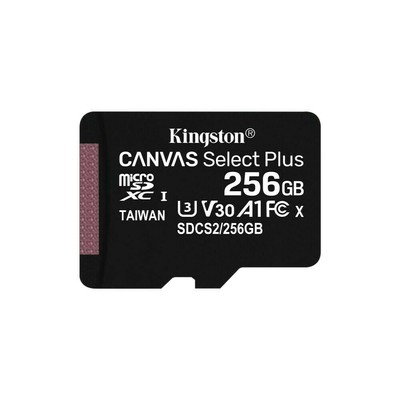 Kingston Technology 256GB MICROSDXC CANVAS SELECT