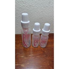 Dr. Brown's Baby Bottles Unisex 8oz 4oz Pink Natural Flow Anti-Colic 3-Pack