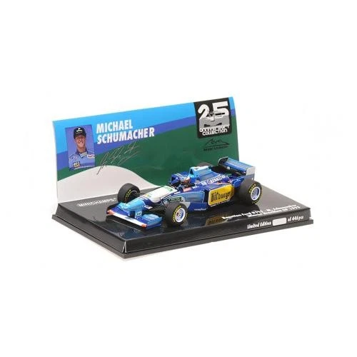 1:43 MINICHAMPS Benetton F1 B195 #1 Win.Brazilian Gp 1995 Schumacher 517950101 - Immagine 2 di 2