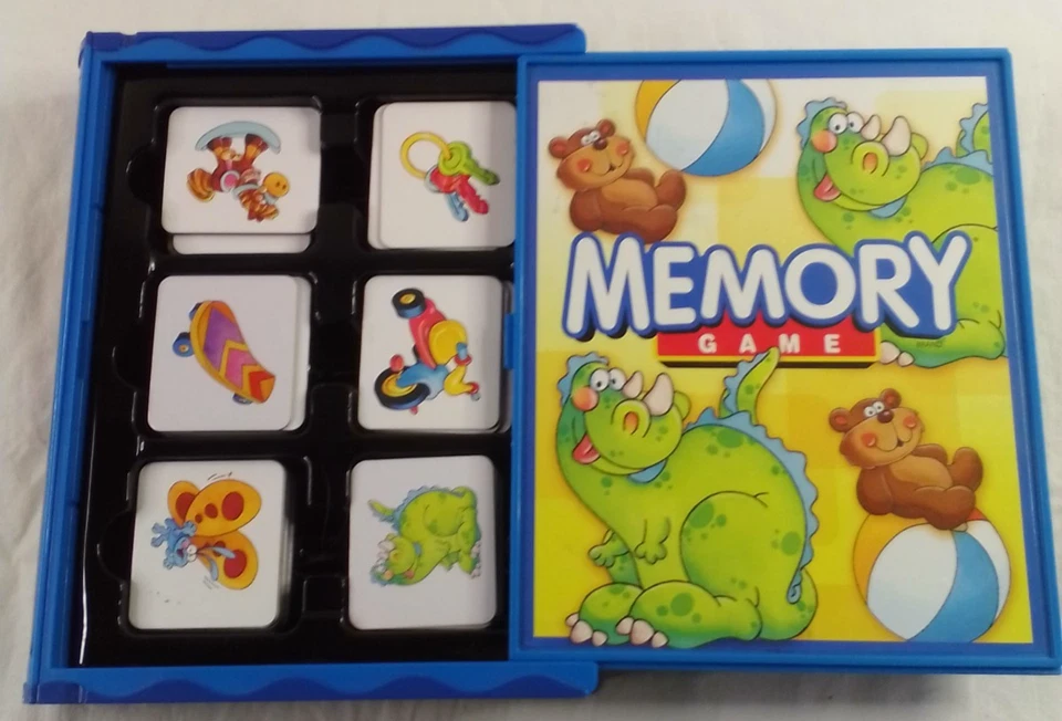 Hasbro Memory Matching Game Classic Preschool  Bookshelf Edition - Image 3 of 4