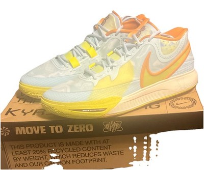 Nike Kyrie 8 Glacier Blue Yellow Strike Eagle Size 17 Men's Athletic Sneaker