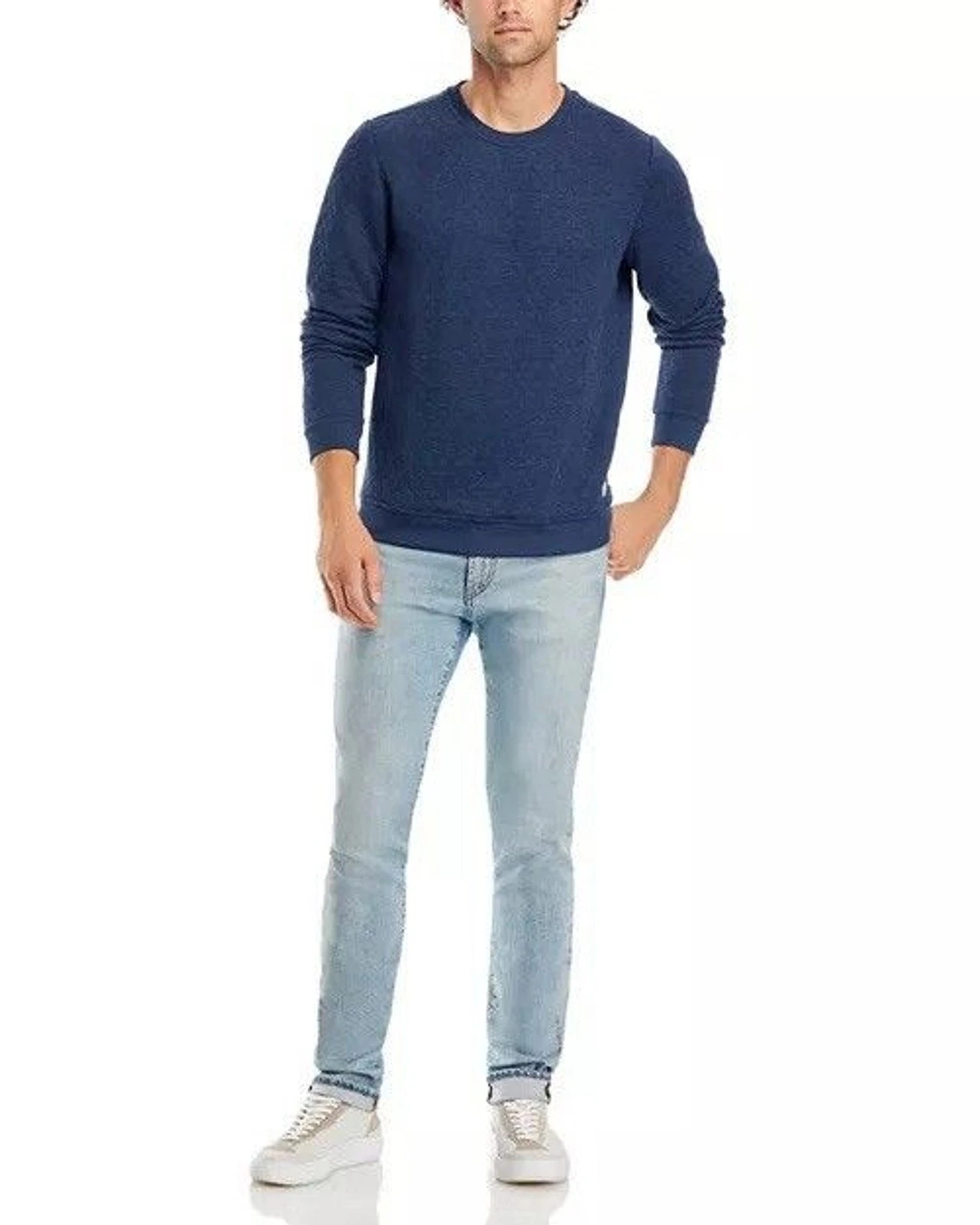 Marine Layer Men's Small Corbet Quilted Crewneck Sweatshirt Outdoors Casual