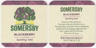 1 SOMERSBY DENMARK BEER MAT BEERCOASTER SOUS BOCK VILTJE