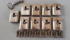 9 Vintage  National Lock Co. Rockford Camlock...