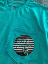 Champion Coastal Carolina Chanticleers Long Sleeve T-Shirt (Size M) Teal Tee