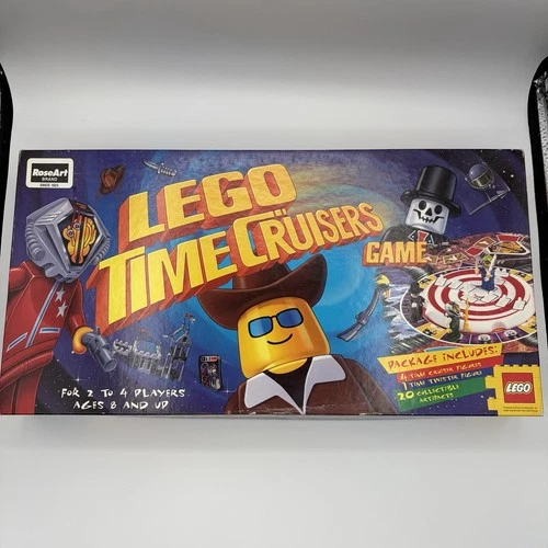 LEGO 1997 Time Cruisers Board Game by RoseArt 100% Complete Cards Dice Figs