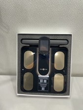 RunStar Professional Smart Body Fat Scale With 8 Electrodes, Black/Gold