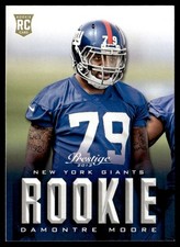 2013 Panini Prestige Rookie Damontre Moore New York Giants #222