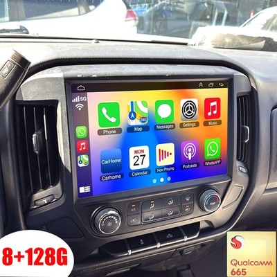 13.1'' 8+128G Car Radio Stereo CarPlay For Chevy Silverado GMC Sierra 2014-2018