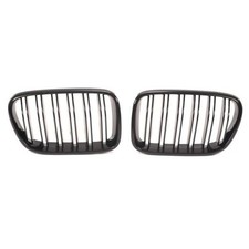 Doppelsteg KÜHLERGRILL SET Schwarz Glanz Sport passt passend für BMW X3 F25 10-1
