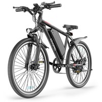 AOVOPRO Electric Bike BK520 for Adults with 250W Brushless Motor, 30Miles 15MPH