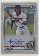 2020 Bowman Draft Chrome Picks Refractor /499 Alerick Soularie #CDA-ASO Auto a8r