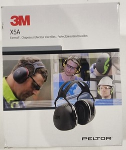 3M Earmuff Headband Peltor X5 31dB NRR 10/CT Black X5A
