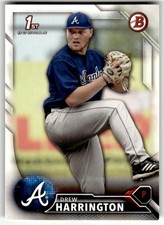 2016 Bowman Draft #BD-37 Drew Harrington 1st Atlanta Braves Baseball
