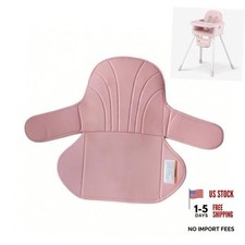 High Chair Pad - Easy Use Highchair Cushion, Soft Cover with 3-5 PinkCushion