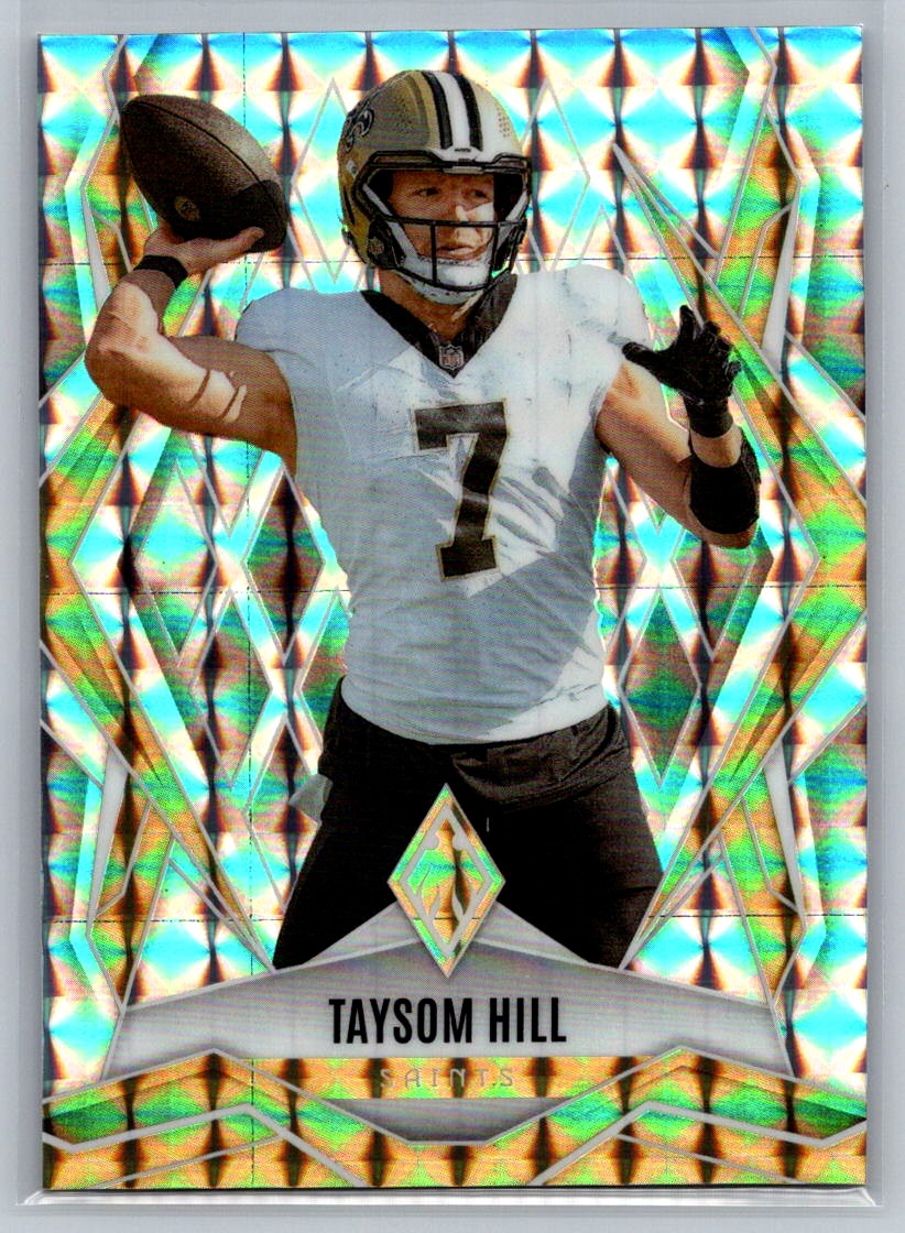 2025 Panini Phoenix #51 Taysom Hill Silver Pyramids Prizm