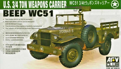 AFV35s15 AFV CLUB _V 1/35 WC51 3/4t Weapons Carrier Beep