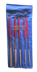 Diamond Files - 5 Pieces (140 x 3 MM)