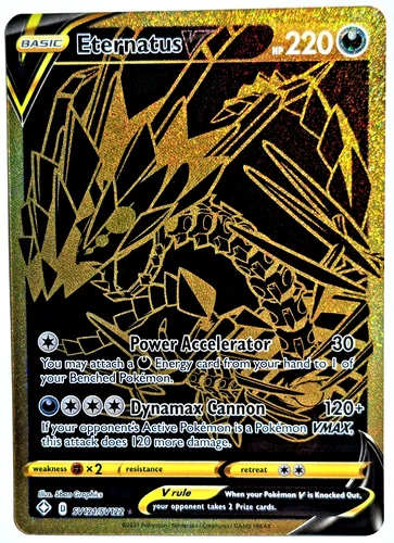 Eternatus V SV121/SV122 Shining Fates Shiny Vault NM - Pokemon TCG