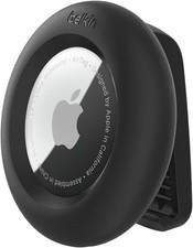 Belkin Apple AirTag Secure Holder with Clip Black Durable Scratch-Resistant Case