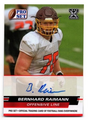 2022 Leaf Pro Set BERNHARD RAIMANN #PSA-BR1 Red Rookie Auto