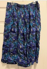 USA-Made Vintage Floral Skirt Set   Rare MS Label 