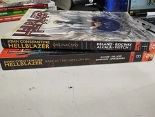 John Constantine, Hellblazer #1 & #8 (DC Comics) Vertigo Jamie Delano LOT OF 2