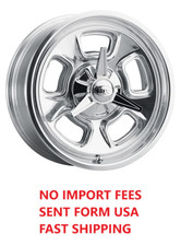 Voxx Bg Works Highboy Wheel 17 X 7 5-lug Polished Mustang 1965-1973