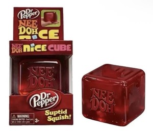 NEW Nee Doh Nice Cube - Super Solid Squish! (RED) - Stress fidget relief toy...
