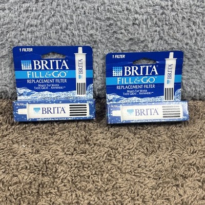 Brita Fill & Go Replacement Water Filters 2 pack Sealed