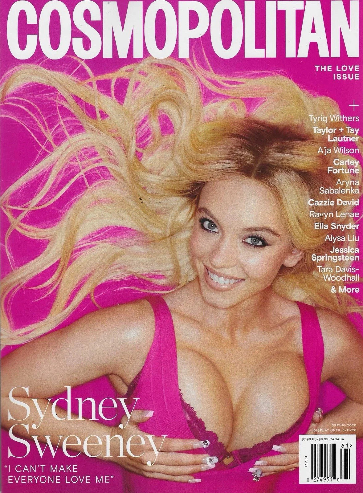 SYDNEY SWEENEY - Cosmopolitan Magazine - Spring 2026 - BRAND NEW