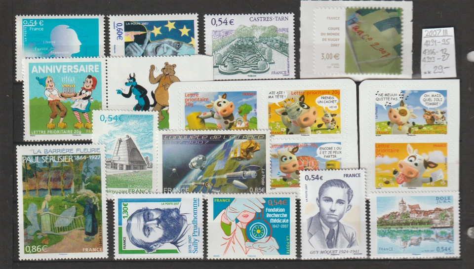 Frankreich Posten aus 2007 postfrisch (Teil 3) - Bild 1 von 1