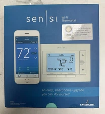 Emerson Sensi Smart Programmable Thermostat - White (ST55) Brand New