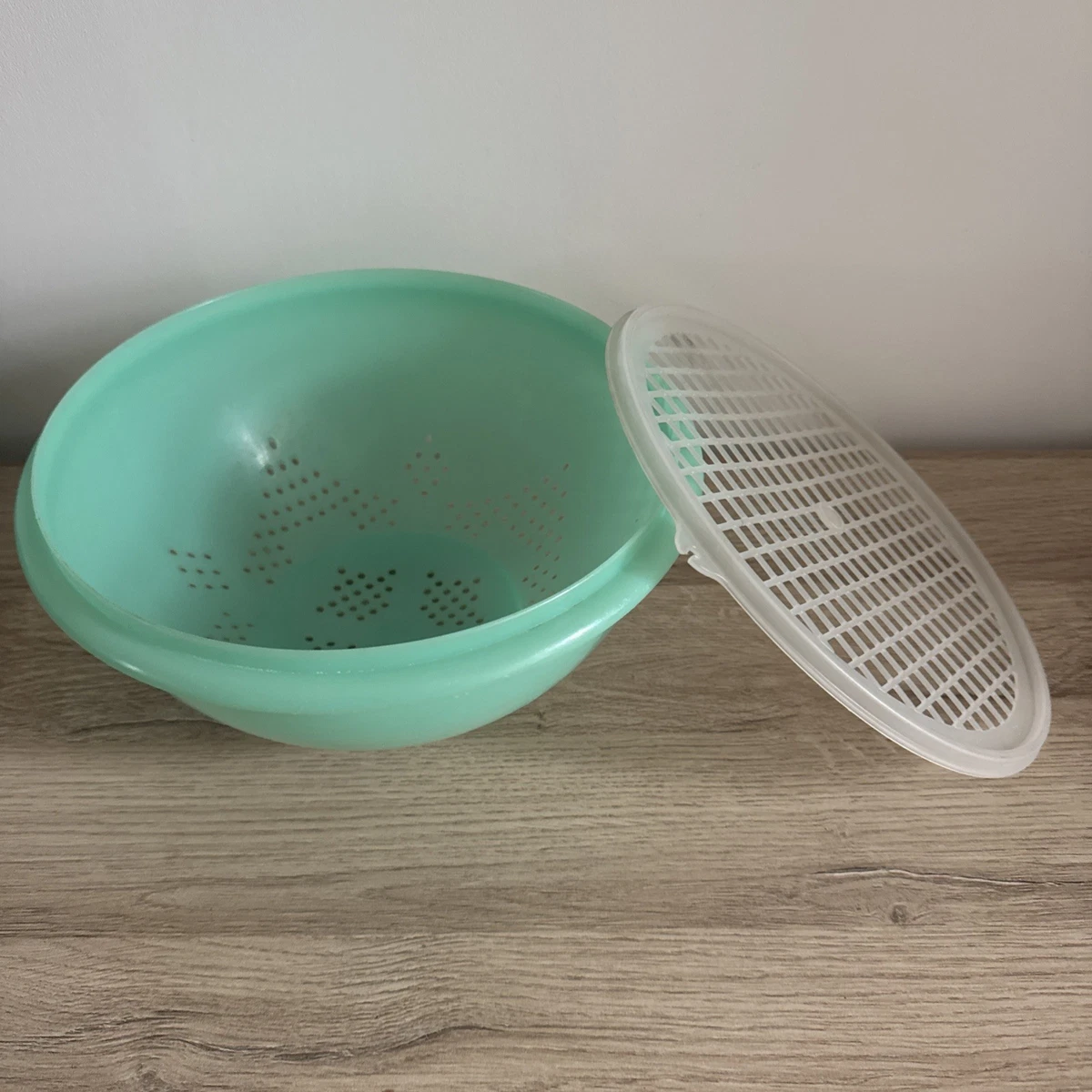 Passoire double tupperware verte - Arts de la table