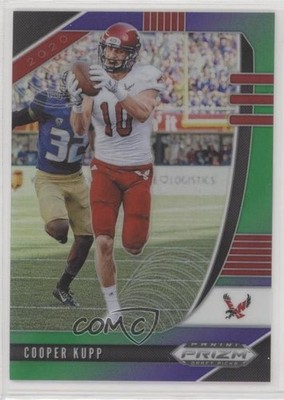 2020 Panini Prizm Draft Picks Purple & Green Prizm 117/199 Cooper Kupp #19 8c4
