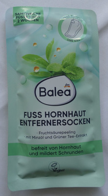Fuss Hornhautentferner Socken, NEU, Hornhaut, Füße, Balea