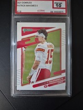 2021 Pinini Patrick Mahomes Iconic Grading Co 10 Donruss No.116