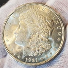 * 1921 P * BU MS+ FROSTY MINT LUSTER GORGEOUS ALL ORIGINAL MORGAN DOLLAR #A53