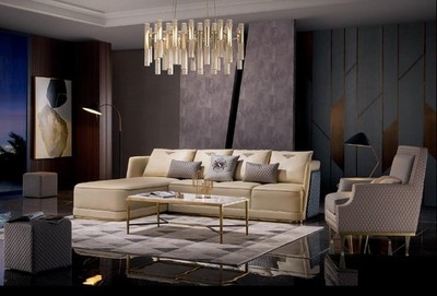 Sofa LForm Ledersofa Couch Wohnlandschaft Garnitur Design Modern Sofa Ecksofa