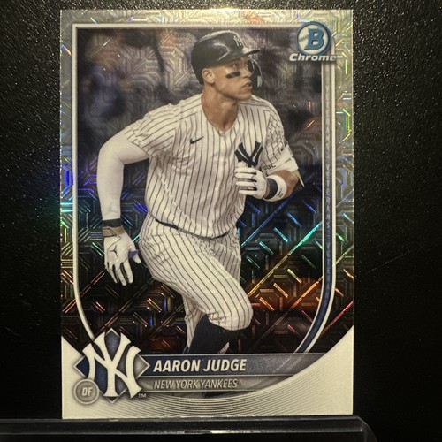 2025 Bowman Chrome Aaron Judge Mojo Refractor NY Yankees
