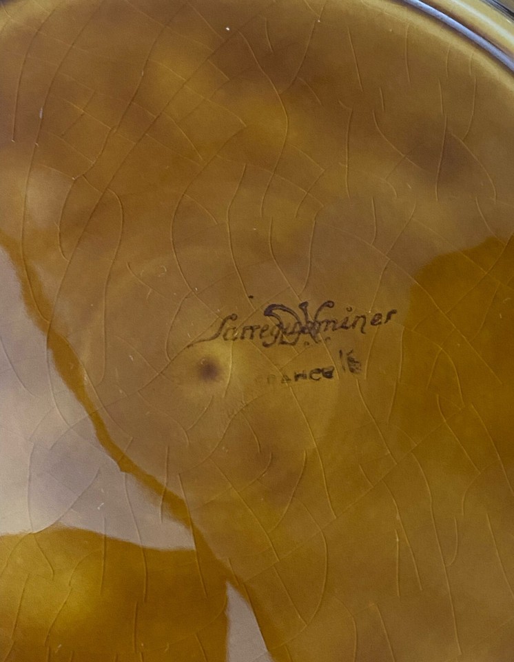 Two French Majolica Sarreguemines Fish Plates 1960's Vintage eBay