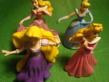 4 Disney,Princess, Sleeping Beaty,Figures 4",PVC toys,lot 