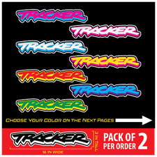 Tracker Logo Decal For Car Truck Window Geo Sticker Set Of 2 Pick Your Color