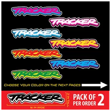 Tracker Logo Decal for Car Truck Window Geo Sticker | Set of 2 Pick your Color