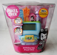RARE 2008 PIXEL CHIX TOWN CITY VIRTUAL FRIEND 50+ GAMES MATTEL P1681 NEW SEALED!