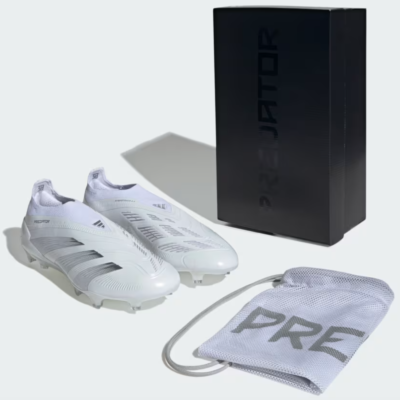 NIB Men's Adidas PREDATOR ELITE LL FG Soccer IE1806 Pearl G7762