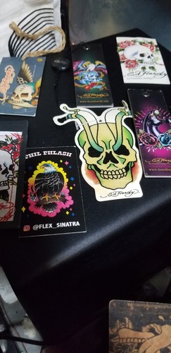 ED HARDY CLOTHING TAGS GREAT MAN CAVE OR ROM WALL ITEMS - Picture 9 of 15