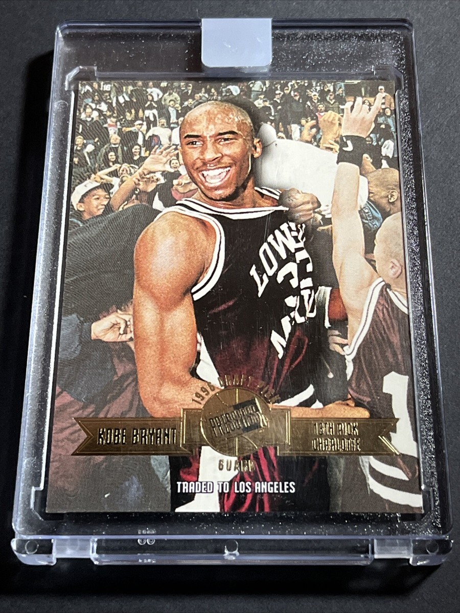 Kobe Bryant 1996 Press Pass #13 GOLD FOIL Draft Pick RC Rookie 